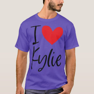 I Liebe Kylie Name Personalisiert Girl Frau BESTE  T-Shirt