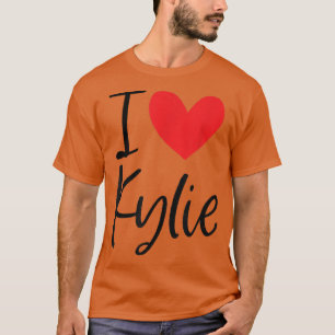 I Liebe Kylie Name Personalisiert Girl Frau BESTE  T-Shirt
