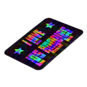 I LIEBE LA Beautiful Neon Magnet