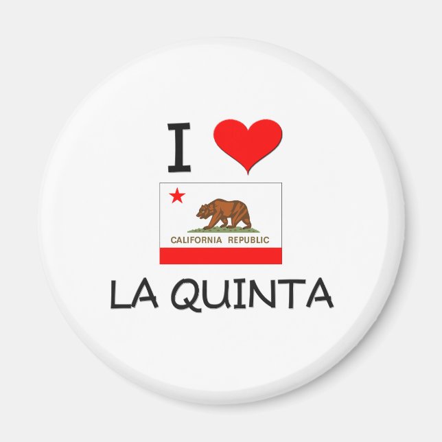 I Liebe LA QUINTA Kalifornien Magnet (Vorne)