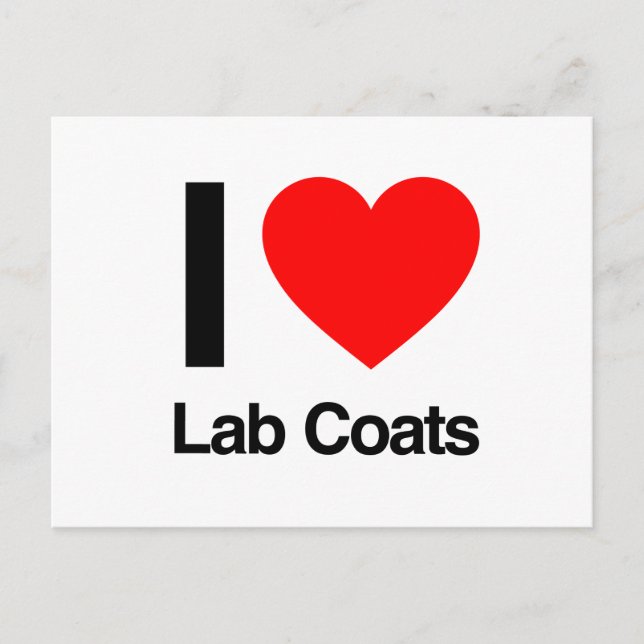 i Liebe Labrador coats.ai Postkarte (Vorderseite)