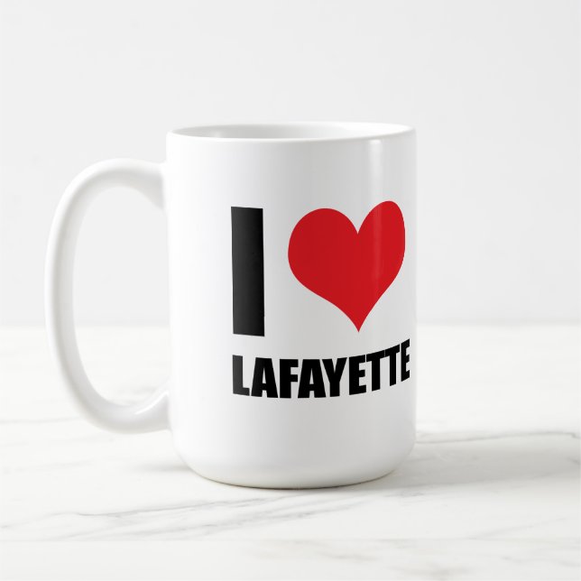 I Liebe Lafayette Kaffeetasse (Links)