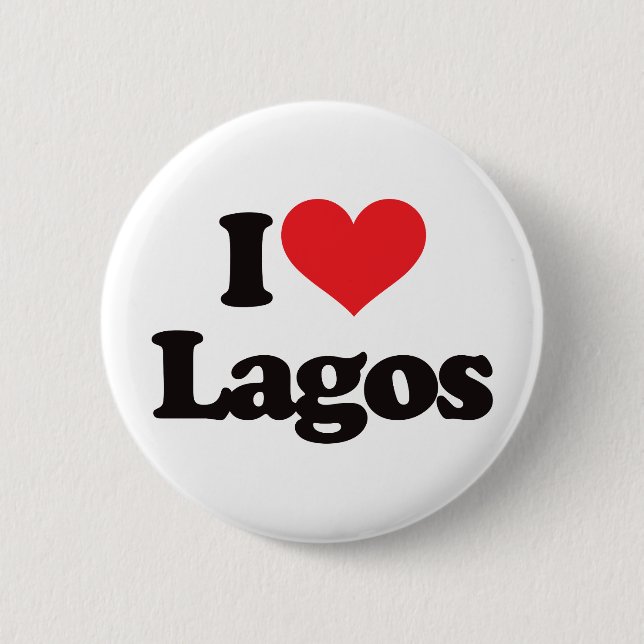 I Liebe Lagos Button (Vorderseite)