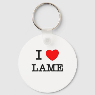 I Liebe-Lamé Schlüsselanhänger