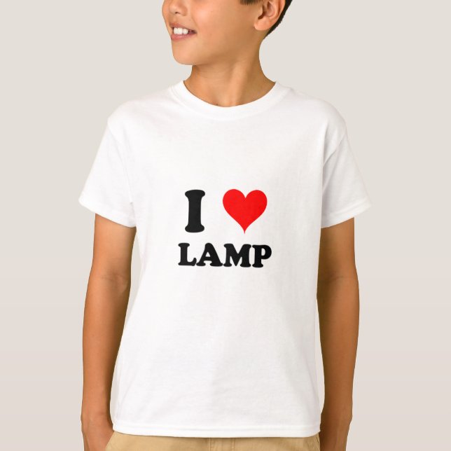 I Liebe-Lampe T-Shirt (Vorderseite)