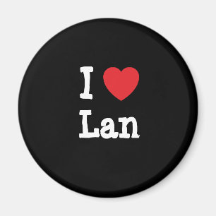 I Liebe Lan Herzstück T - Shirt Magnet