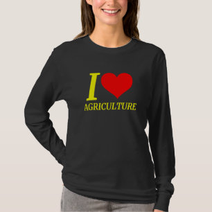 I Liebe Landwirtschaft Bekleidungsbetrieb T-Shirt