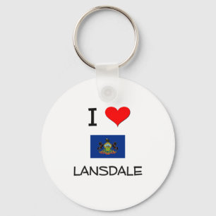 I Liebe Lansdale Pennsylvania Schlüsselanhänger