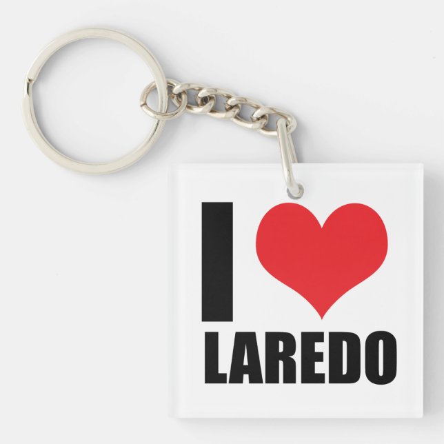 I Liebe Laredo Schlüsselanhänger (Vorderseite)