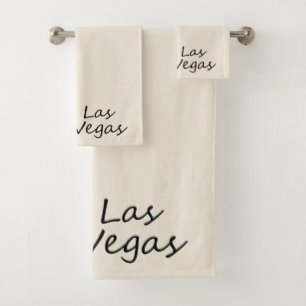 I Liebe Las Vegas Poker Chip Badhandtuch Set