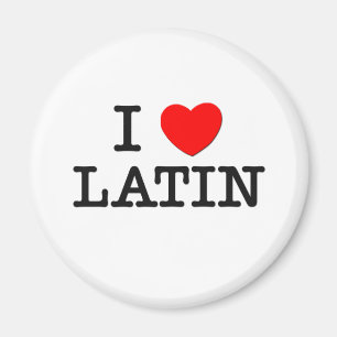 I Liebe LATEIN Magnet