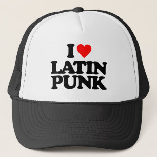 I LIEBE LATIN PUNK TRUCKERKAPPE