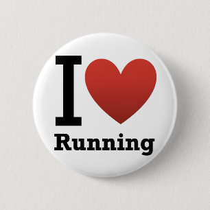 I Liebe-Laufen Button
