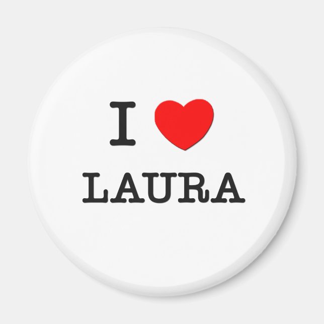I Liebe Laura Magnet (Vorne)