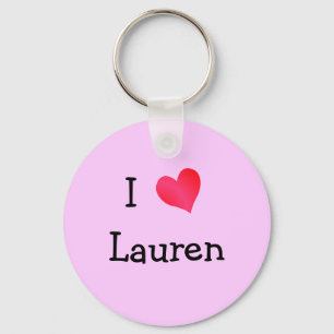 I Liebe Lauren Schlüsselanhänger