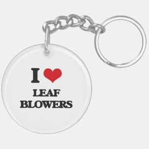 I Liebe Leaf Bläser Schlüsselanhänger