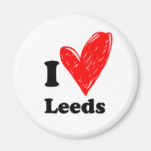 I Liebe Leeds Magnet