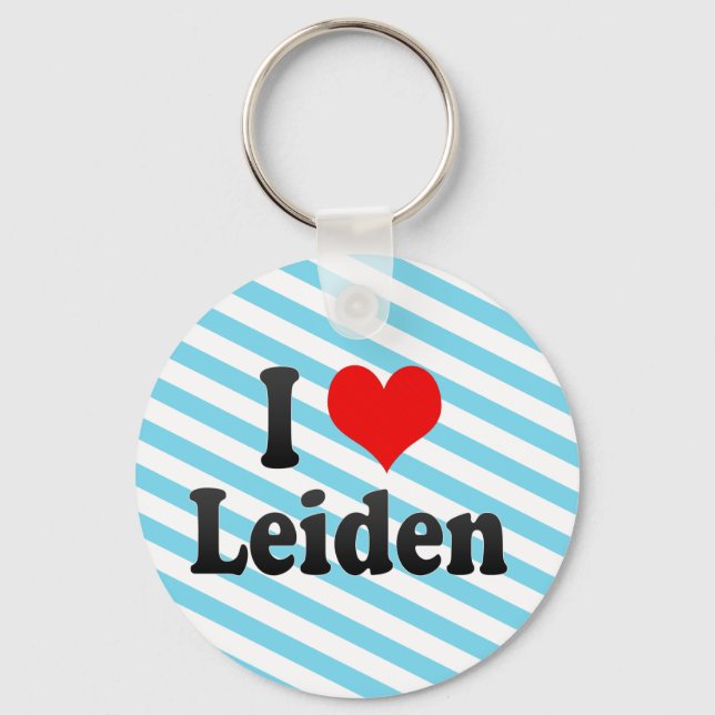 I Liebe Leiden, Niederlande Schlüsselanhänger (Vorderseite)