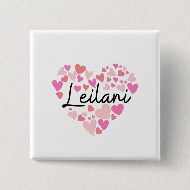 I Liebe Leilani Button (Vorderseite)