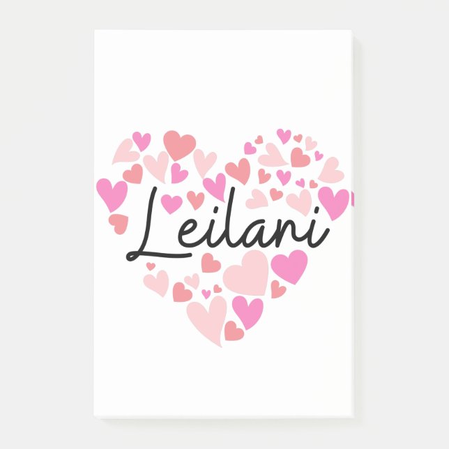 I Liebe Leilani Post-it Klebezettel (Vorderseite)