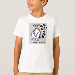 I Liebe LEMURS - Naturkrieger - Natur T-Shirt