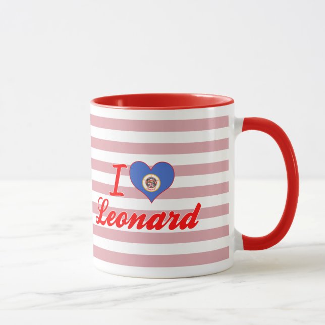 I Liebe Leonard, Minnesota Tasse (Rechts)