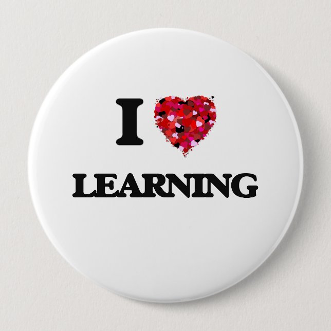 I Liebe-Lernen Button (Vorderseite)