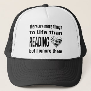 I Liebe Lesen des Buches Lover Leser Bibliotheksle Truckerkappe