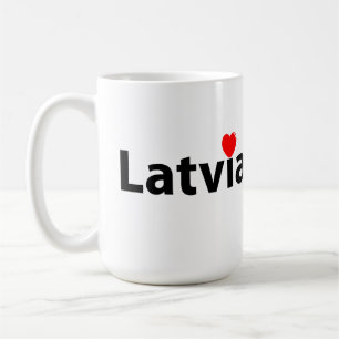 I Liebe Lettland Kaffeetasse