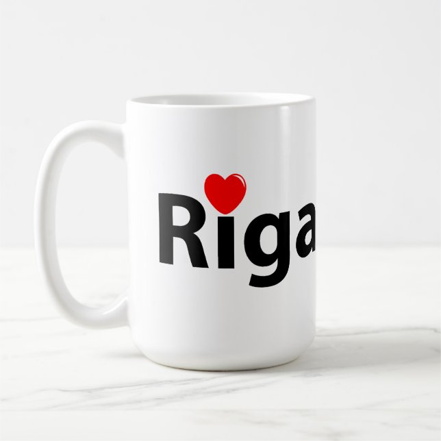 I Liebe Lettland Riga Kaffeetasse (Links)
