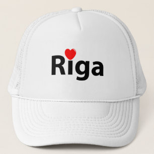 I Liebe Lettland Riga Truckerkappe