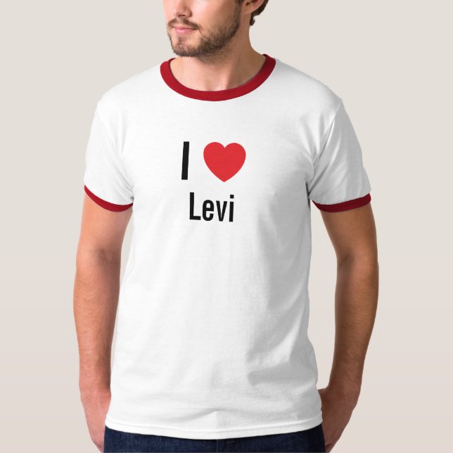 I Liebe Levi T-Shirt (Vorderseite)