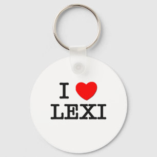 I Liebe Lexi Schlüsselanhänger