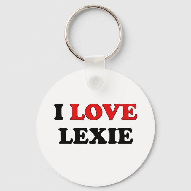I Liebe Lexie Schlüsselanhänger (Vorderseite)