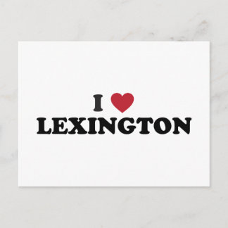 I Liebe Lexington Kentucky Postkarte