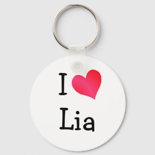 I Liebe Lia Schlüsselanhänger
