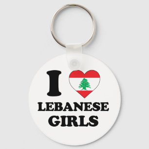 I Liebe libanesische Mädchen Schlüsselanhänger