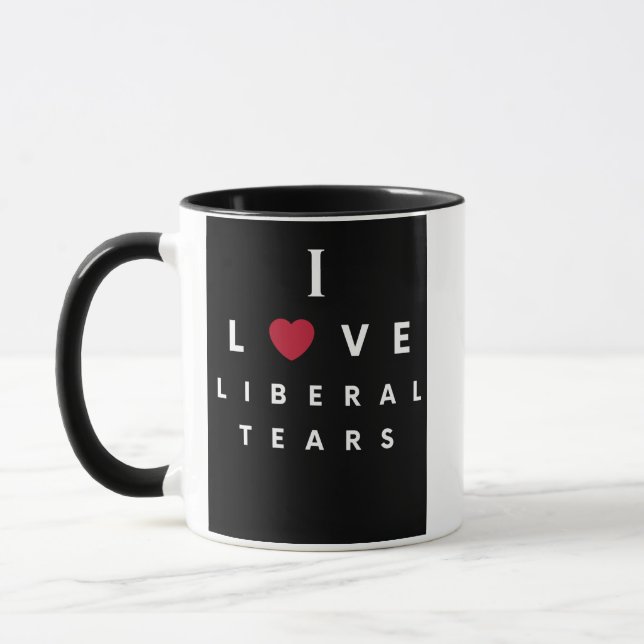 I Liebe Liberal Tears Kaffee Tasse 11oz (Links)