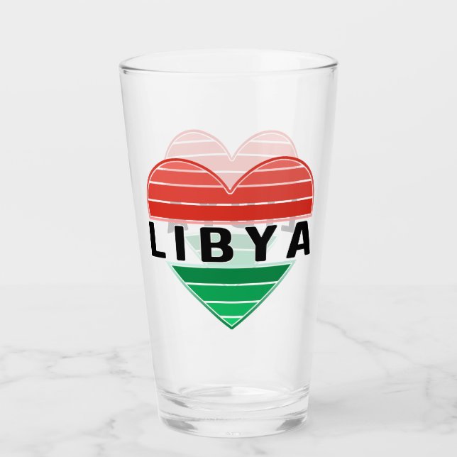 I. Liebe Libyen, Libyens Herz Glas (Vorderseite)