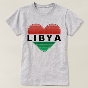 I. Liebe Libyen, Libyens Herz T-Shirt