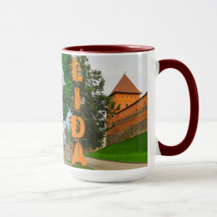 I Liebe Lida Belarus Architektur Schloss Tasse