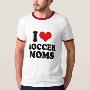 I Liebe-Liebe-Fußballmammen T-Shirt