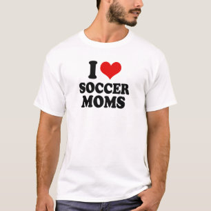 I Liebe-Liebe-Fußballmammen T-Shirt
