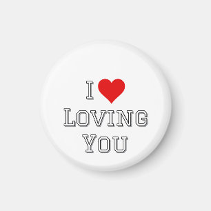 I Liebe Liebe Sie Valentine Verheirateten Paar Ges Magnet