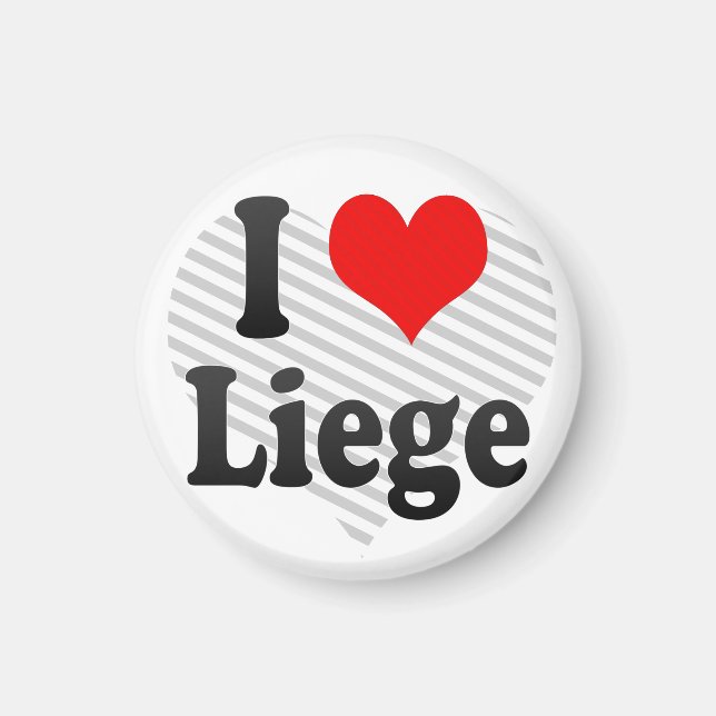 I Liebe Liege, Belgien Magnet (Vorne)