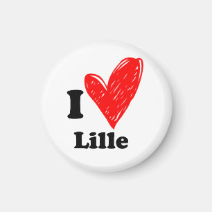 I Liebe Lille Magnet