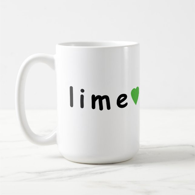 I LIEBE LIMON KAFFEETASSE (Links)