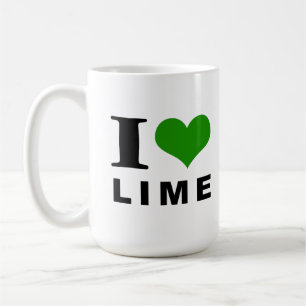 I LIEBE LIMON KAFFEETASSE