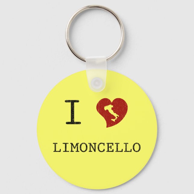 I Liebe Limoncello Schlüsselanhänger (Vorderseite)