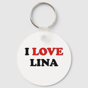 I Liebe Lina Schlüsselanhänger